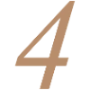 tan number four icon